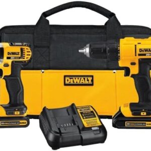 DEWALT 20V MAX Cordless Drill and Impact Driver, Power Tool Combo Kit with 2 Batteries and Charger (DCK240C2) - Rufus AIRufus AI