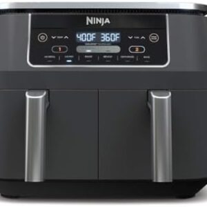 Ninja DZ201 Foodi 8 Quart 6-in-1 DualZone 2-Basket Air Frye