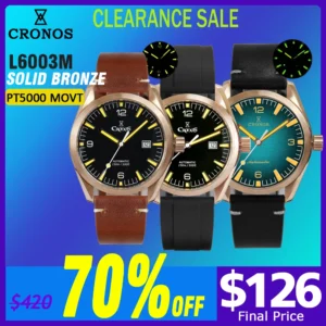 See Back Watch | Mechanical Wristwatches - Men Watch Cusn8 Automatic Pt5000 Sw200 - Aliexpress