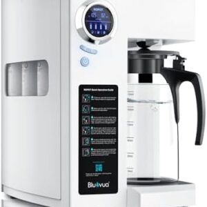 Bluevua RO100ROPOT Reverse Osmosis System Countertop Water Filter, 4 Stage Purification, Counter RO Filtration, 21 Pure to Drain, Purified Tap Water, Portable Water Purifier for Home - Rufus AIRufus AI