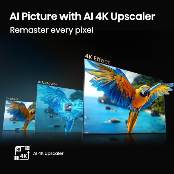 Hisense 65-inch Mini-LED QLED 4K Smart TV, Fire TV Built-in, HDR10+ & Dolby Vision, Dolby Atmos Sound, Game Mode Plus - Image 2