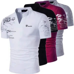 Men's Polo Shirt Golf Shirt Graphic Prints V Neck Outdoor Street Short Sleeves Print Clothing Sports Fashion Streetwear Designer - AliExpress 200000343