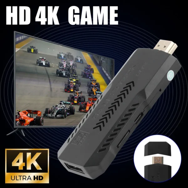 Ultra Gaming Stick 4k Output Retro Game Console Home Game Console Classic 64GB 30000 Games - Image 2