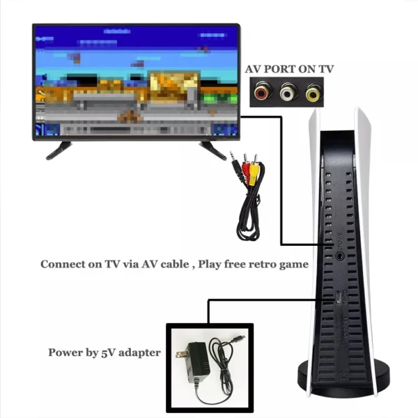 Game Station 5 Video Game Console With 200 Classic Game 8 Bit TV Consola Retro Handheld Kids USB Wired Gaming Player AV Output - AliExpress 44 - Image 2
