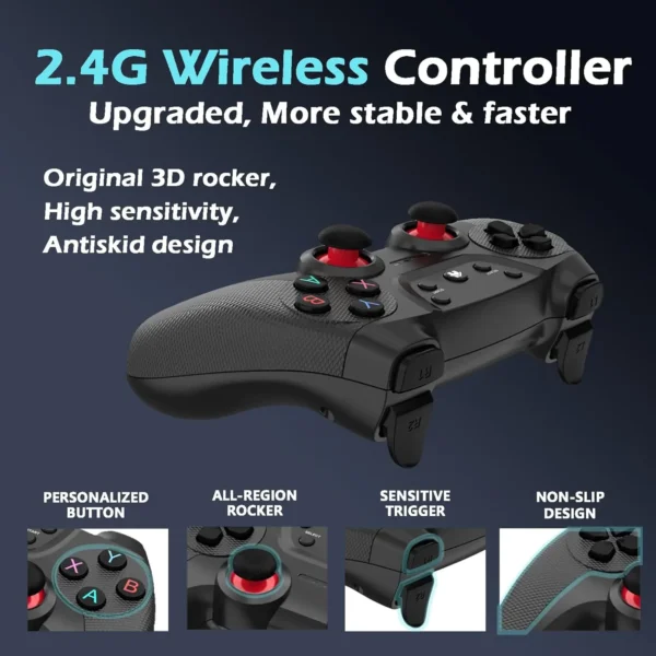 Ultra Gaming Stick 4k Output Retro Game Console Home Game Console Classic 64GB 30000 Games - Image 3