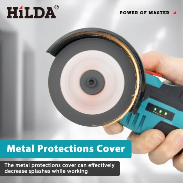 HILDA 12V Miniature Rechargeable Mini Angle Grinder with Battery Cutting Blade Polishing Grinder for Cutting Diamond Cordless - Image 5